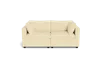Albany Park Kova Box Cushion Sofa 86" In White