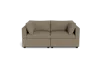 Albany Park Kova Box Cushion Sofa 86" In Gray