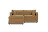 Albany Park Kova Box Cushion Sofa 86" + Ottoman In Brown