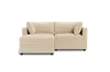 Albany Park Kova Box Cushion Sofa 86" + Ottoman In Neutral