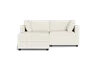 Albany Park Kova Box Cushion Sofa 86" + Ottoman In Neutral