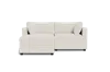 Albany Park Kova Box Cushion Sofa 86" + Ottoman In Neutral