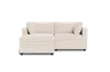 Albany Park Kova Box Cushion Sofa 86" + Ottoman In Neutral