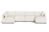 Albany Park Kova Box Cushion U-shape In White