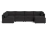 Albany Park Kova Box Cushion U-shape In Black