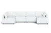 Albany Park Kova Box Cushion U-shape In White
