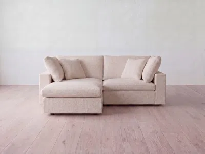 Albany Park Kova Box Modular 2-piece Sofa + Ottoman In Pink