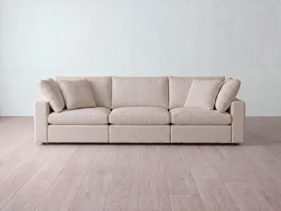 Albany Park Kova Box Modular 3-piece Sofa In Pink