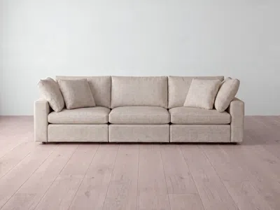 Albany Park Kova Box Modular 3-piece Sofa In Pink