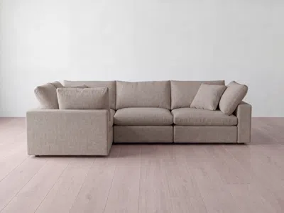 Albany Park Kova Box Modular 4-piece L-sectional In Neutral