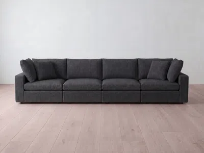Albany Park Kova Box Modular 4-piece Sofa In Blue
