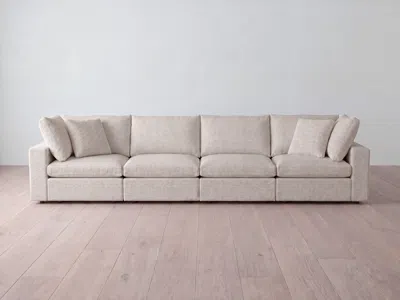 Albany Park Kova Box Modular 4-piece Sofa In Pink