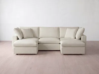 Albany Park Kova Box Modular 5-piece U-sectional In Neutral