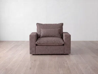 Albany Park Kova Pillow Armchair In Brown