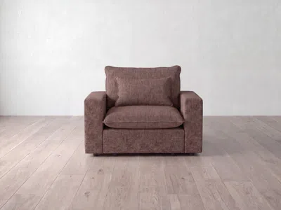 Albany Park Kova Pillow Armchair In Brown