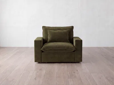 Albany Park Kova Pillow Armchair In Green