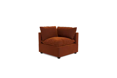 Albany Park Kova Pillow Cushion Corner In Orange