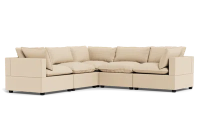 Albany Park Kova Pillow Cushion Corner Sectional In Neutral