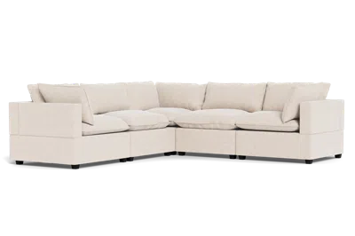 Albany Park Kova Pillow Cushion Corner Sectional In Neutral