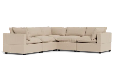 Albany Park Kova Pillow Cushion Corner Sectional In Neutral