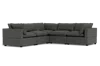 Albany Park Kova Pillow Cushion Corner Sectional In Gray