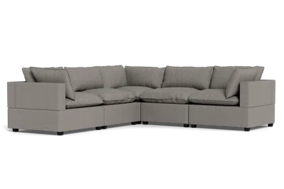 Albany Park Kova Pillow Cushion Corner Sectional In Gray