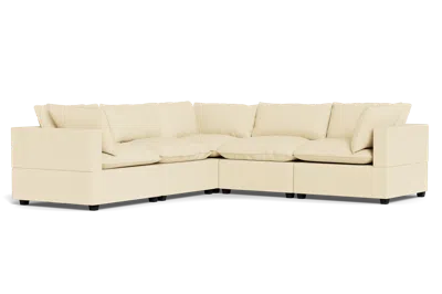 Albany Park Kova Pillow Cushion Corner Sectional In Neutral