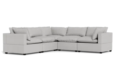 Albany Park Kova Pillow Cushion Corner Sectional In Gray