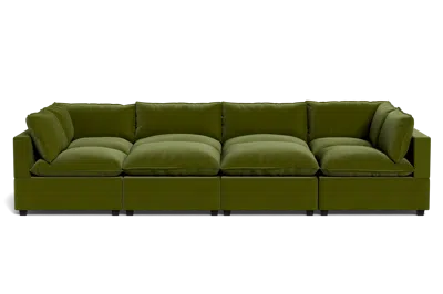 Albany Park Kova Pillow Cushion Grand Pit In Green