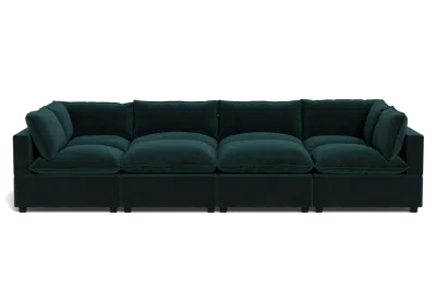 Albany Park Kova Pillow Cushion Grand Pit In Green