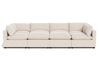 Albany Park Kova Pillow Cushion Grand Pit In White