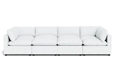 Albany Park Kova Pillow Cushion Grand Pit In White
