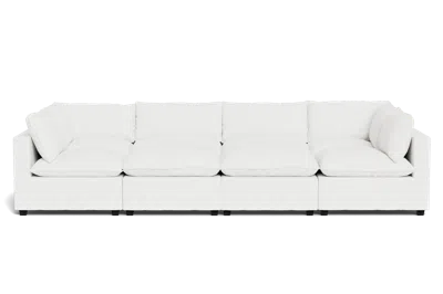 Albany Park Kova Pillow Cushion Grand Pit In White