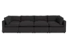 Albany Park Kova Pillow Cushion Grand Pit In Black
