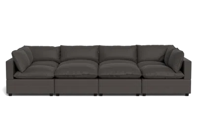 Albany Park Kova Pillow Cushion Grand Pit In Gray