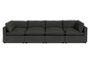 Albany Park Kova Pillow Cushion Grand Pit In Black
