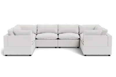 Albany Park Kova Pillow Cushion Grand U-shape In White