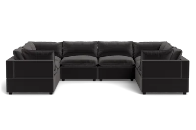 Albany Park Kova Pillow Cushion Grand U-shape In Black