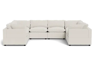 Albany Park Kova Pillow Cushion Grand U-shape In White