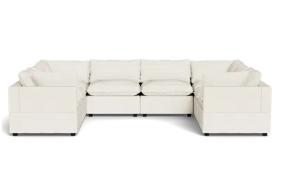 Albany Park Kova Pillow Cushion Grand U-shape In White