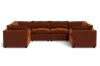 Albany Park Kova Pillow Cushion Grand U-shape In Brown