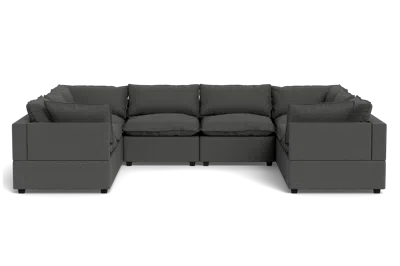 Albany Park Kova Pillow Cushion Grand U-shape In Gray