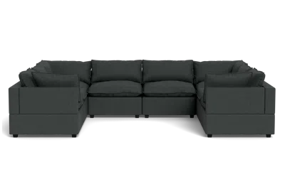 Albany Park Kova Pillow Cushion Grand U-shape In Black