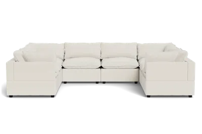 Albany Park Kova Pillow Cushion Grand U-shape In White