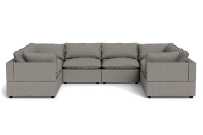 Albany Park Kova Pillow Cushion Grand U-shape In Gray