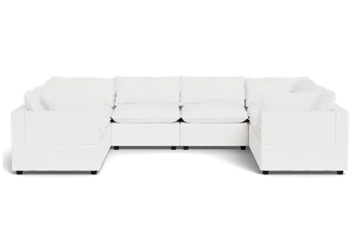 Albany Park Kova Pillow Cushion Grand U-shape In White