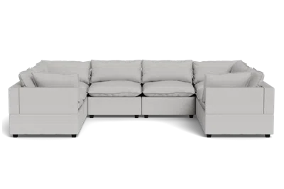 Albany Park Kova Pillow Cushion Grand U-shape In Gray