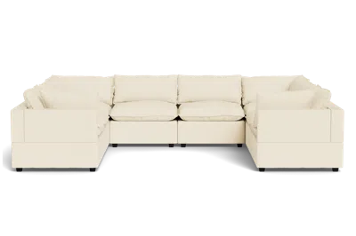 Albany Park Kova Pillow Cushion Grand U-shape In White