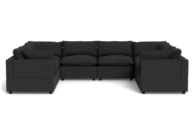 Albany Park Kova Pillow Cushion Grand U-shape In Black