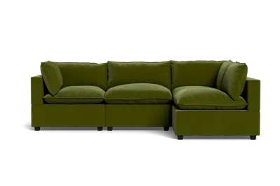 Albany Park Kova Pillow Cushion L-shape In Green